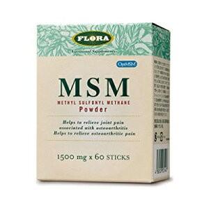 MSMパウダー 1500mg×60包 FLORA(フローラ社) MSM(メチル・スルフォニル・メタン) (フローラ・ハウス)｜wafg