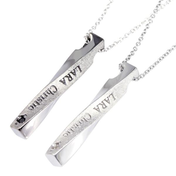 ララクリスティー ペアネックレス ペンダント シルバーアクセサリー シルバー ラブトルネード PAI...