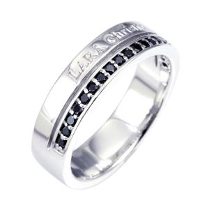 ララクリスティー リング メンズ 指輪 通販 激安 シルバーアクセサリー Label トラディショナル R3867 B Black