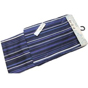 男性用綿麻素材の浴衣-No.001（各サイズ有り/地色：黒色/男性用/単品/綿８０％麻２０％/送料無...