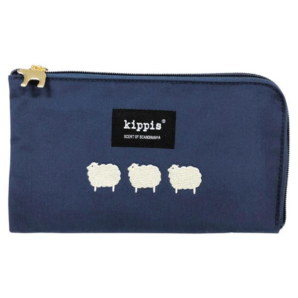 キッピス マスクポーチ ネイビー KP-22020098 K601-13158