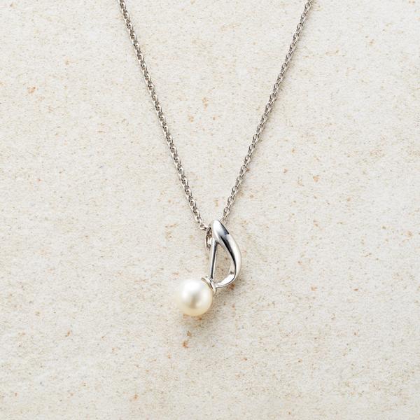 ユキコハナイ 淡水パール音符モチーフペンダント A-YHEP9180-C K602-13629 アク...