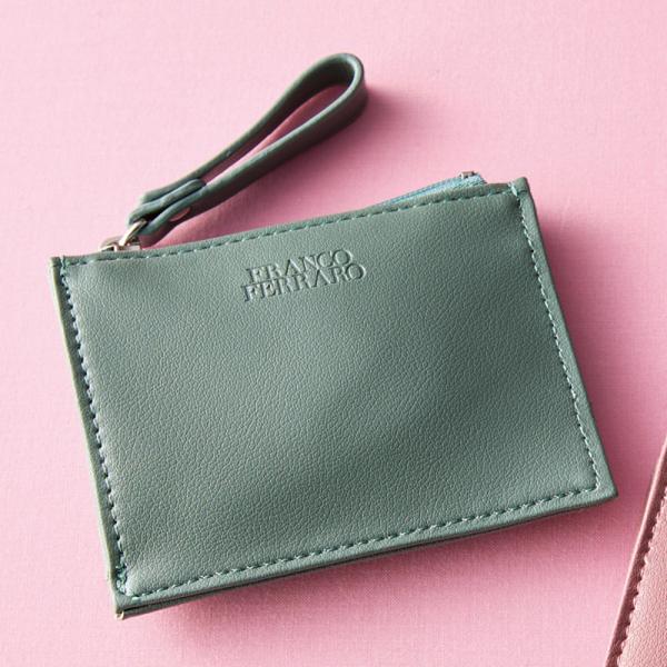 フランコフェラーロ キーリング付きコインパース ブルー S-FFL223003BL K602-145...