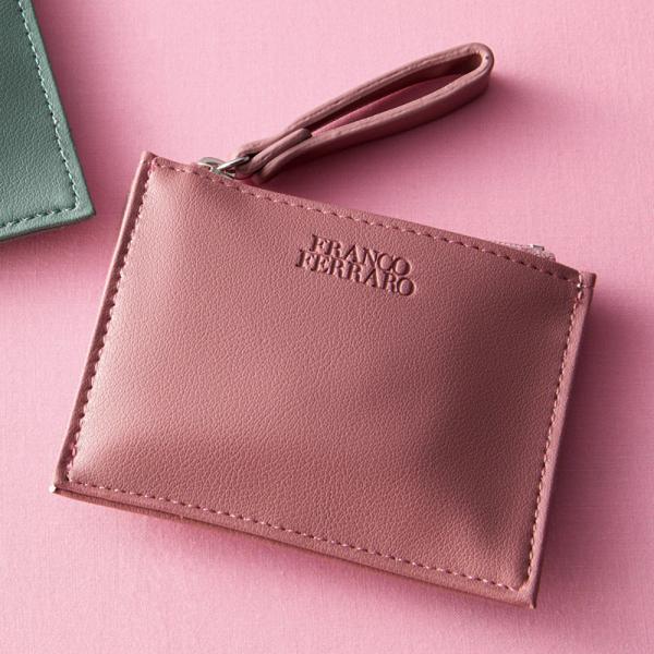 フランコフェラーロ キーリング付きコインパース ピンク S-FFL223003PK K602-145...