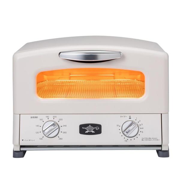 アラジン 4枚焼きグラファイトグリル＆トースター ホワイト AGT-G13B(W) 外カリ中モチ 0...