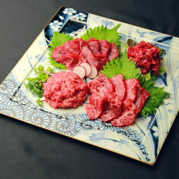 熊本 「千興ファーム」 鮮馬刺しバラエティ4種セット 220g 馬肉 / お取り寄せ お土産 ギフト...