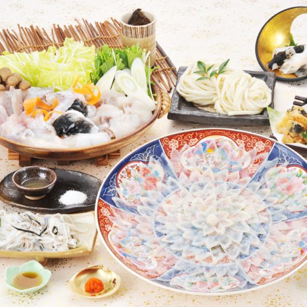 福岡 「ふく太郎本部」 とらふくフルコース （5人前） 鮮魚 水産 / お取り寄せ お土産 ギフト ...