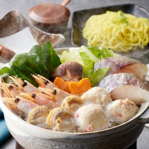 個食用 海鮮ちゃんこ鍋 セット 1〜2人前×3 ちゃんこ鍋 海鮮 つゆ スープ 素 鍋 鍋セット｜wagamachi-tokusan