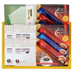 AGF UCCコーヒー ドリップ緑茶 珈琲 コーヒー お茶 緑茶 常温 お中元