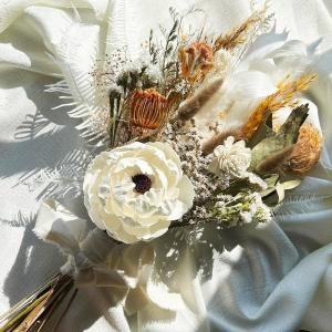 ドライフラワー スワッグ 花束 ブーケ ユーカリベルガムナッツ