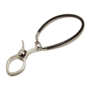 グローブホルダー 手袋ホルダー おしゃれ レザー 革 メンズ レディース シルバー