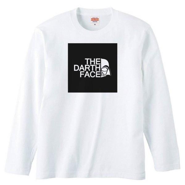 【送料無料】【新品】新THE DARTH FACE ダースフェイス  ロング 長袖 Tシャツ おもし...