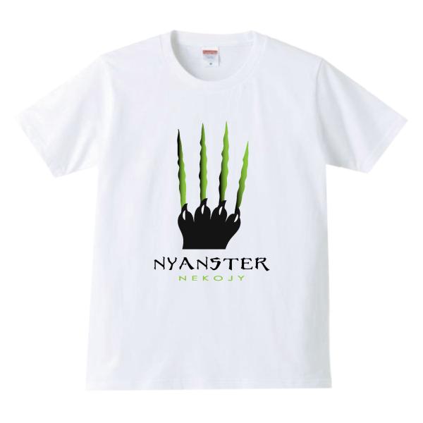 【NYANSTER｜猫パロディTシャツ】ユニセックス 綿100％ 半袖 カジュアル 3色展開