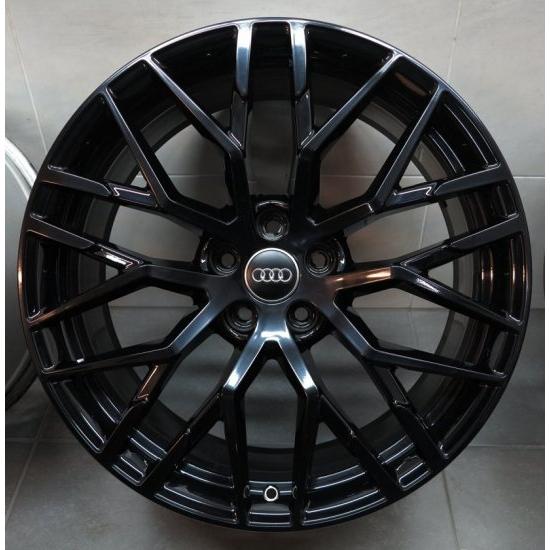 Audi 19"アルミホイール４本セット センターキャップ付 R8スタイル A4 S4 A5 A6 ...