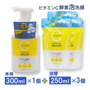 ビューア 酵素洗顔料 泡タイプ ビタミンC誘導体 酵素泡洗顔 本体300ml