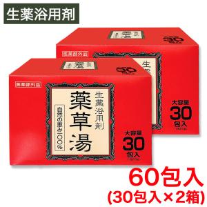 ライオンケミカル 入浴剤 薬草湯 生薬浴用剤 60包（30包入×2箱） 大