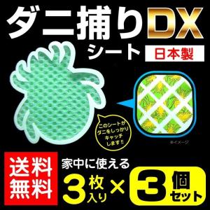 ダニ捕り 虫よけ シート 3カ月用 3枚入 日本製 ダニ捕りシートDX : わ