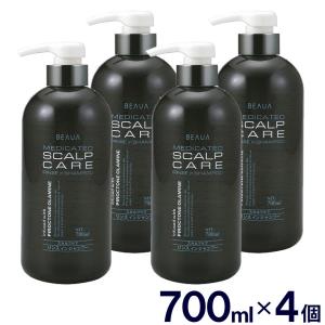スカルプシャンプー メンズ 薬用 リンスインシャンプー 700ml×4個セット