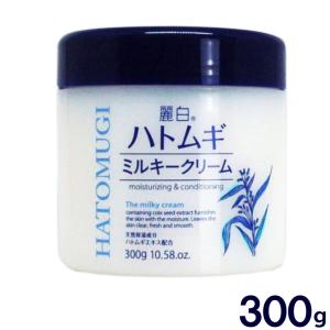 麗白 ハトムギミルキークリーム 300g 高保湿成分ヒアルロン酸配合｜wagonsale