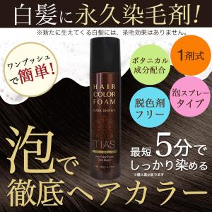 白髪染め TIASヘアカラー 泡 泡で簡単に染...の詳細画像2