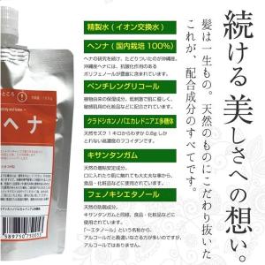 ヘナ ペーストタイプ 日本産 天然白髪染め ナ...の詳細画像3