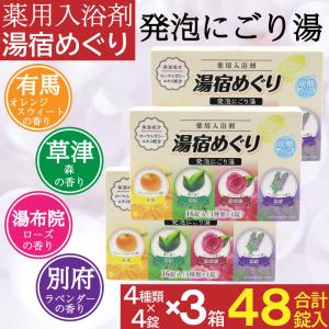 入浴剤 にごり湯 薬用 発泡入浴剤 16錠入×3箱（計48錠）医薬部外品 日本製