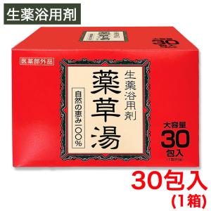 入浴剤 薬草湯 生薬浴用剤 30包入 大容量 健康薬草湯 生薬5種 ハーブ1種 お風呂