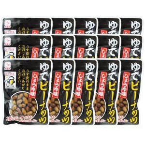 おつまみ ランキング セット ゆ ピーナッツ しょうゆ味 110g 15個セット