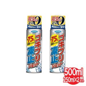 ゴキブリ凍止ジェット 250ml 2本セット 合計500ml フマキラー ゴキブリ凍止ジェット ゴキブリ用 送料無料｜wagonsale