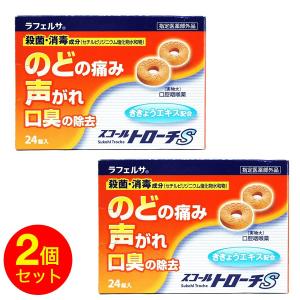 スコールトローチS 24錠×2個セット 指定医薬部外品 cpc配合 のど飴 喉飴 のどあめ ポイント消化 送料無料｜wagonsale