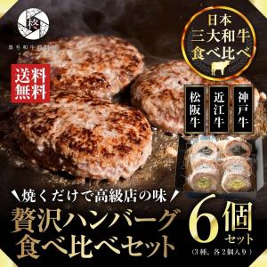 御歳暮 お歳暮 2022 ギフト 牛肉 ハンバーグ 冷凍 日本三大和牛
