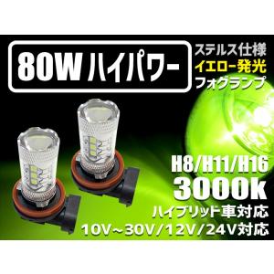 ステルス仕様 ハイブリッド,EV,12v,24v全て対応 LEDフォグランプ