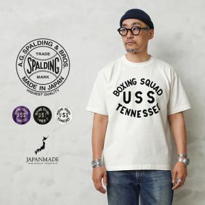 A.G.SPALDING＆BROS エージースポルディング&ブロス SPL-AGS-241004 ARCHIVE S/S ロゴグラフィック Tシャツ 日本製 ブランド【クーポン対象外】【T】｜waiper