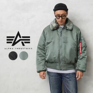 ALPHA アルファ TA0215 B-15 フライトジャケット DETACHABLE BOA COLLAR メンズ ミリタリージャケット アウター アメカジ【クーポン対象外】【T】