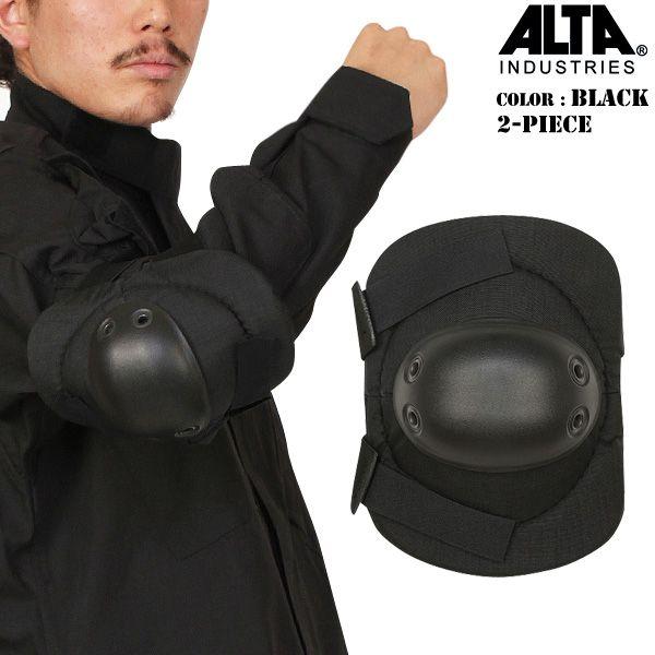 ALTA アルタ FLEX タクティカルエルボーパッド BLACK【53010.00】 エルボーガー...