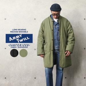 ARMY TWILL アーミーツイル 21AW4006 Broken Twill×Fleece リバーシブル ライナーコート メンズ スウェーデン軍 M-59 ライナー【クーポン対象外】【T】