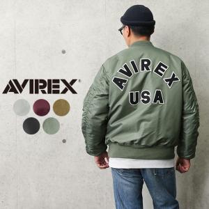 AVIREX アビレックス 6102171 COMMERCIAL LOGO MA-1フライトジャケット ミリタリージャケット アウター ブランド【7832952013】【クーポン対象外】【T】｜waiper