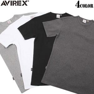 ポイント10倍！AVIREX アビレックス ミニワッフル クルーネック 半袖 Tシャツ 6143150 メンズ カットソー 無地 サーマル【7835934009】【クーポン対象外】【T】