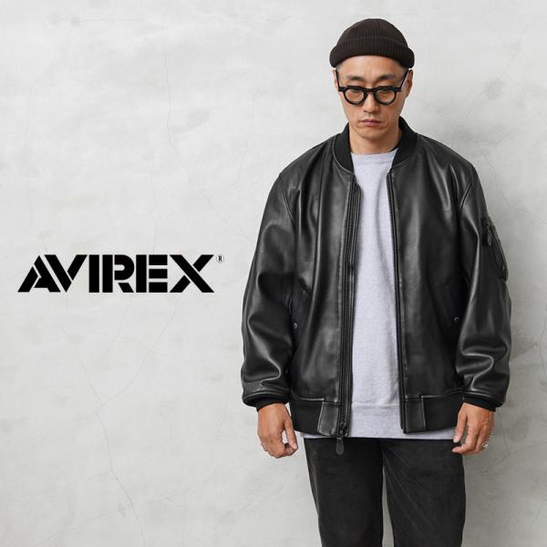 AVIREX アビレックス 7833250074 LEATHER TYPE（レザータイプ）シープスキ...