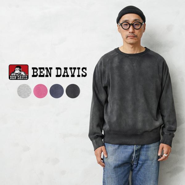BEN DAVIS ベンデイビス C-26380014 70'S FIT F-SLEEVE CREW...