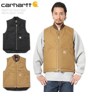 Carhartt カーハート CRHTT-V01 ARCTIC キルトライニング ダックベスト メンズ ジレ ワークベスト アメカジ アウトドア ブランド【T】｜waiper