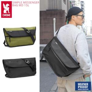 CHROME クローム BG-332 SIMPLE MESSENGER BAG MD シンプル メッセンジャーバッグ ミドルサイズ メンズ ショルダーバッグ【クーポン対象外】【T】｜waiper