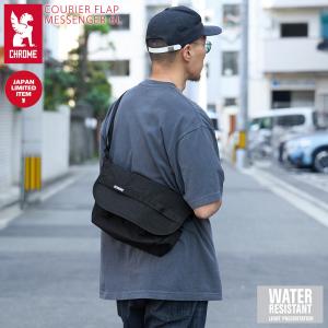 CHROME（クローム） COURIER FLAP MSNGR 20L - BLACK CRINKLE