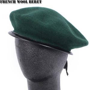 ミリタリーグッズ ベレー帽 新品 フランス軍ウールベレー帽 ブラック