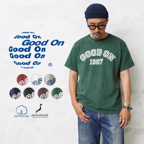 Good On グッドオン OLSS-1223 S/S GOOD ON 1997ロゴ クルーネックT...