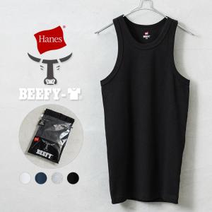 Hanes ヘインズ HM3-R102 BEEFY ビーフィー リブタンクトップ