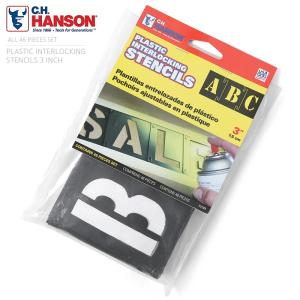 C.H.HANSON C.H.ハンソン プラスチック ステンシルプレート46ピース