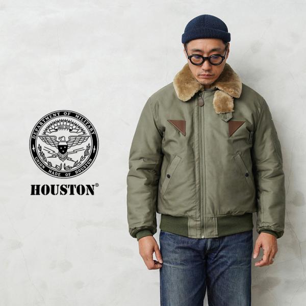 HOUSTON ヒューストン 米軍 5503C 米軍 B-15A型 フライトジャケット メンズ ミリ...