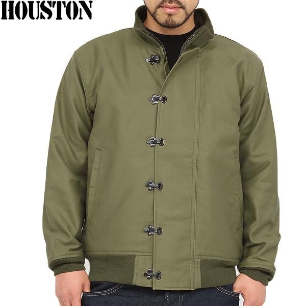 HOUSTON ヒューストン 5N-10FMOD U.S.NAVY N-10デッキジャケット OLI...