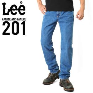 Lee リー AMERICAN STANDRD 201 ストレートデニムジーンズ ブルー(197) ジーパン メンズ ジーンズ ズボン レギュラー ブランド【T】｜waiper